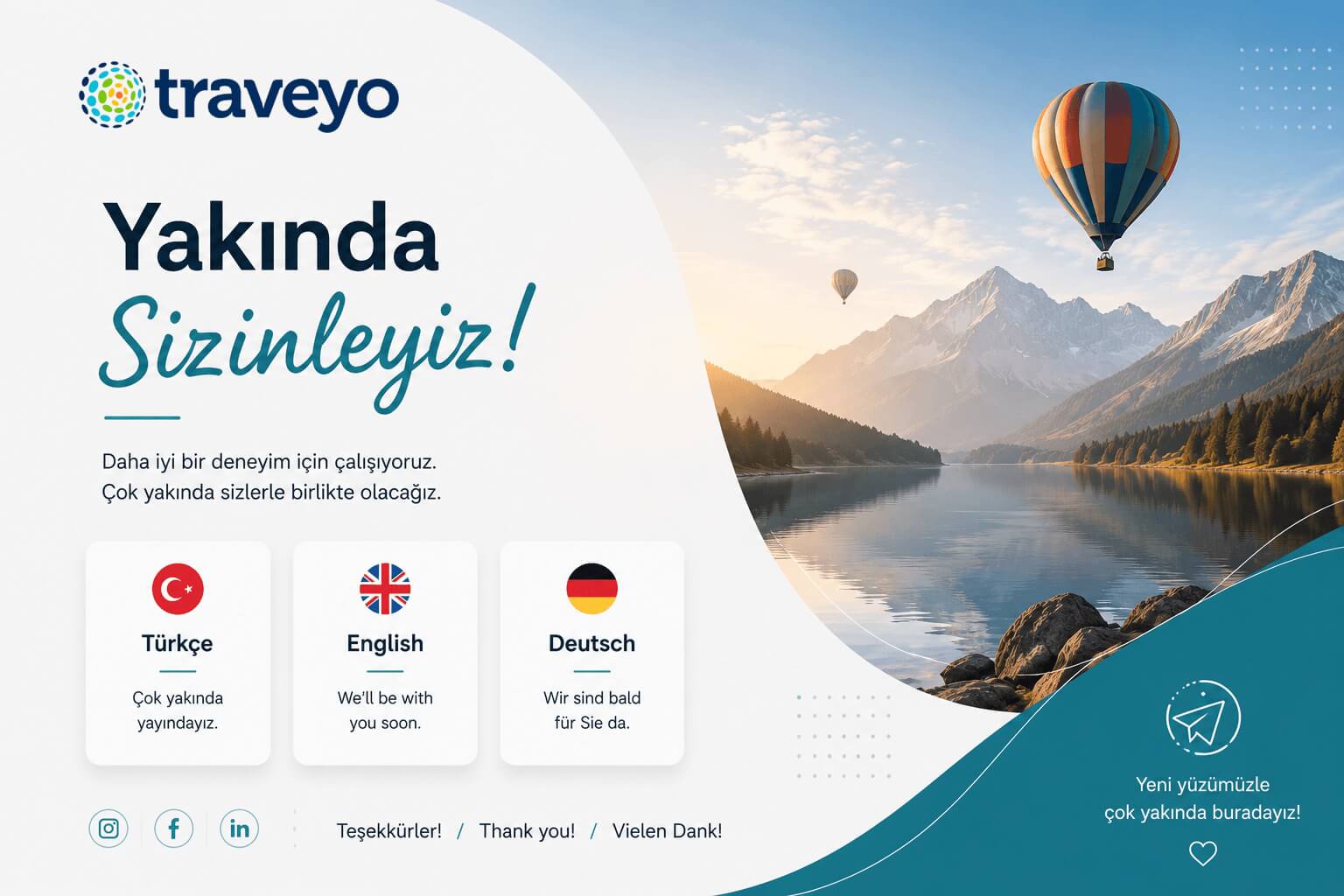 Traveyo - Yakında Sizlerleyiz