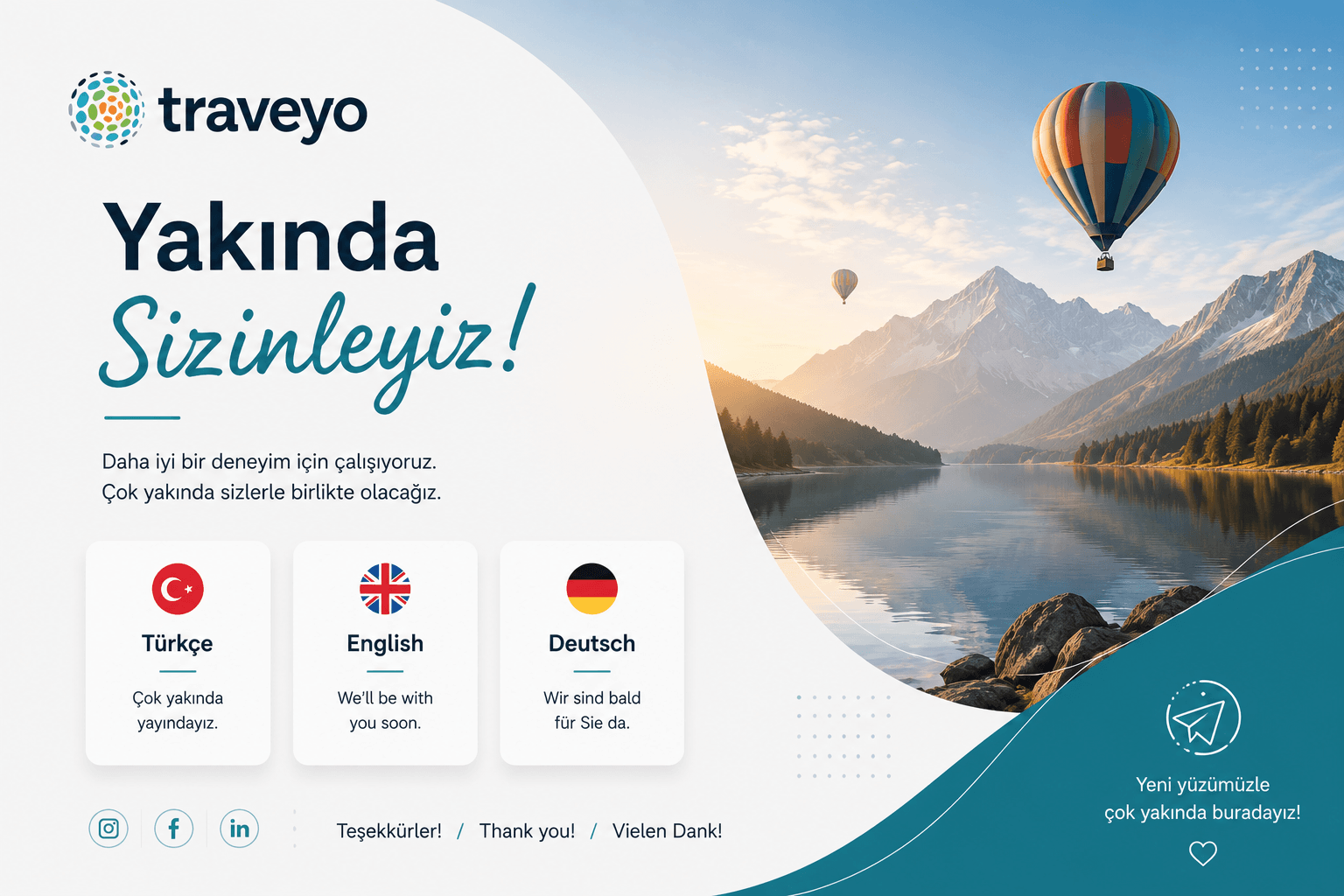 Traveyo Yakında Sizinleyiz